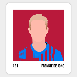 Frenkie de Jong Minimalistic Camera Film Sticker